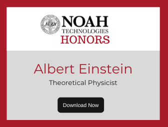 Albert Einstein - Noah Tech Honors Newsletter LP